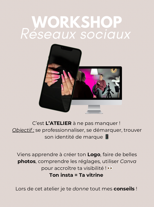 WORKSHOP RÉSEAUX & CANVA📱